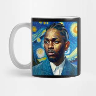 Kendrick Lamar In Van Gogh Style Mug